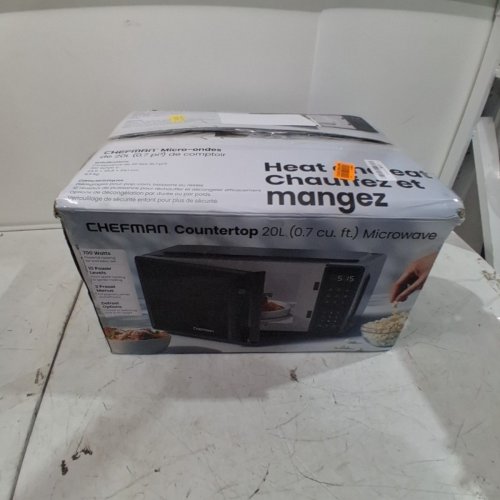 CHEFMAN COUNTERTOP MICROWAVE OVEN - 0.7CU.FT - BLACK (MODEL: RJ55-7-V2-CA) image 7