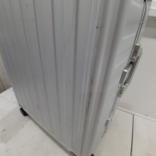 LUGGEX CHECKED LUGGAGE WITH SPINNER WHEELS, COMBO LOCK, ALUMINUM FRAME AND ZIPPERLESS HARD SHELL - 26" - SILVER (MODEL: 8010) image 3