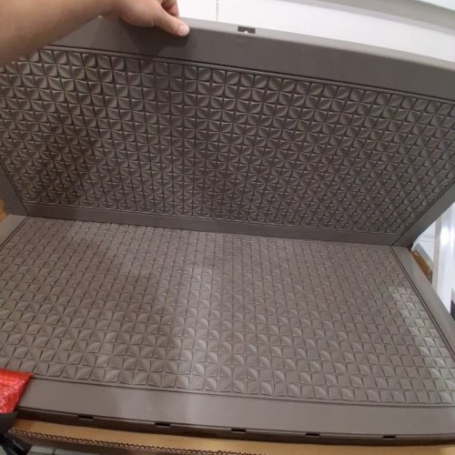 OUTDOOR RESIN STORAGE BOX - 100GAL, 49" X 21" X 24" - LIGHT COFFEE - (MODEL: CW130A) image 4