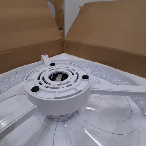 VOLISUN CEILING FAN WITH LIGHT, 3000 K - 6500 K - 20" - WHITE (MODEL: 8225-3 K-500-V) image 3