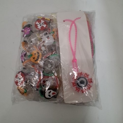 48PC CCINEE LIGHT UP HALLOWEEN PARTY FAVOURS - ASSORTED STYLES AND COLOURS image 2