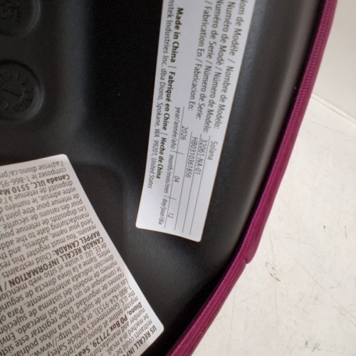 2PK DIONO SOLANA 2 BACKLESS BOOSTER CAR SEAT - PURPLE/PINK (MODEL: 32125-NA-01) image 2