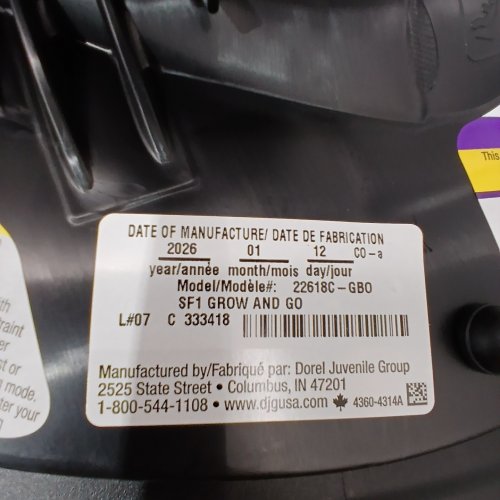 SAFETY 1ST GROW & GO ALL-IN-ONE CONVERTIBLE CAR SEAT - GAINSBORO/GREY/WHITE (MODEL: 22618C-SSR) image 4