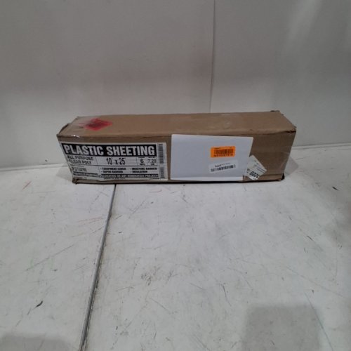 EXTRA HEAVY DUTY PLASTIC SHEETING - 10FT X 25FT - CLEAR (MODEL: PS10256) image 4