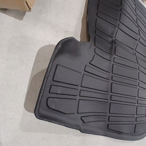 8PC XEEQQMO ALL WEATHER TPE RUBBER FLOOR MATS FOR LINCOLN NAUTILUS * NO HYBRID * 2024-2027 - BLACK image 3