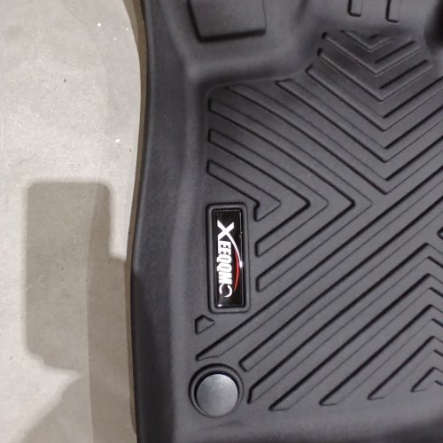 8PC XEEQQMO ALL WEATHER TPE RUBBER FLOOR MATS FOR LINCOLN NAUTILUS * NO HYBRID * 2024-2027 - BLACK image 5