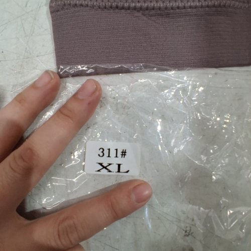 WOMEN'S SPORTS BRA WITH MESH BACKING- EXTRA LARGE - MAUVE image 2