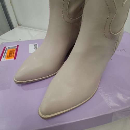 WOMEN'S MADDEN GIRL ARIZONA COWBOY BOOTS - SIZE 8 - BONE PARIS image 4