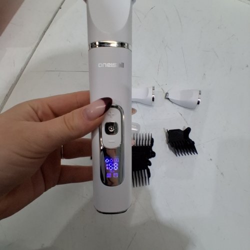 ONEISALL DOG CLIPPERS WITH DOUBLE BLADES- WHITE - (MODEL:C61) image 2