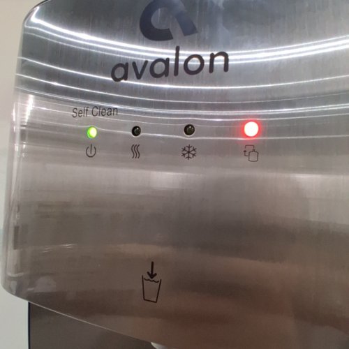AVALON SELF CLEANING WATER COOLER/WATER DISPENSER - HOT & COLD- HOLDS 3-5 GALLON - STAINLESS STEEL (MODEL: A23) image 2