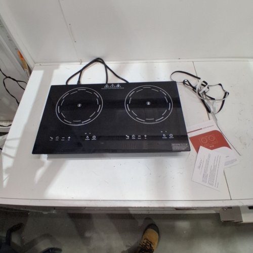 DOUBLE BURNER RADIANT ELECTRIC COOKTOP - 110-120V -1500W - BLACK (MODEL: DT1-22) image 4