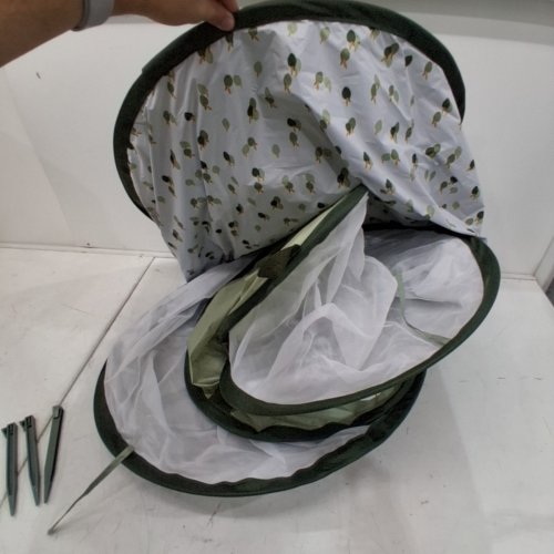 BABYMOOV ANTI-UV BABY & TODDLER BEACH PLAY TENT - GREEN/WHITE image 4
