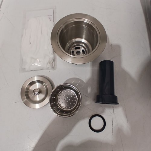 DROP IN TOP MOUNT SINGLE BOWL KITCHEN SINK - 15" X 15" - STAINLESS STEEL (MODEL: 151506U) image 2