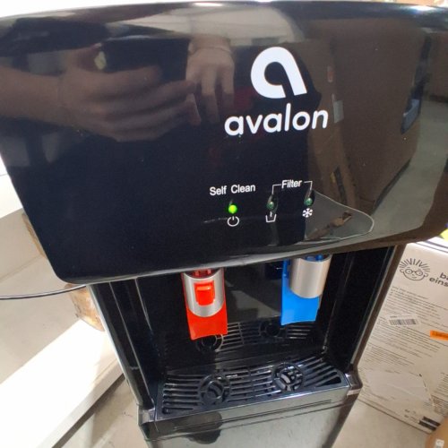 AVALON SELF CLEANING BOTTLELESS WATER COOLER DISPENSER WITH HOT/COLD AND CHILD SAFETY LOCK - BLACK (MODEL: A7BOTTLELESSBLK) image 2