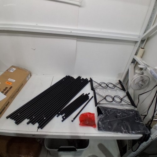 PAYLESSHERE PORTABLE PRIVACY ROOM DIVIDER SCREEN - 5.6FT X 6FT - BLACK (MODEL: PS-FRD4963-BLACK) image 3