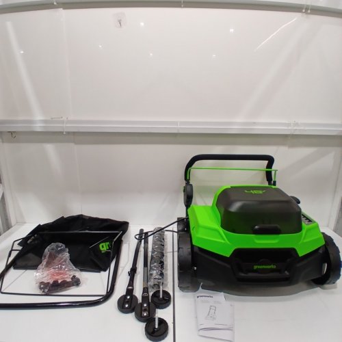 GREENWORKS BRUSHLESS DETHATCHER / SCARIFIER - 15" - 48V - GREEN/BLACK (MODEL: DHM401) image 2
