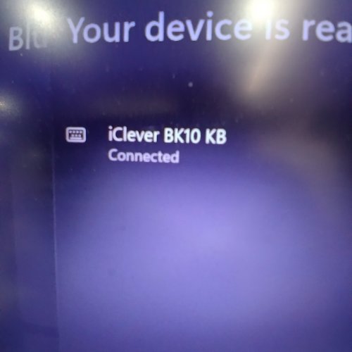 ICLEVER BLUETOOTH KEYBOARD - SILVER/BLACK (MODEL : BK10) image 2