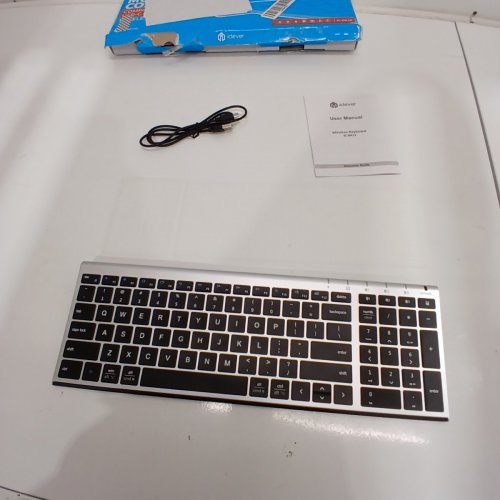 ICLEVER BLUETOOTH KEYBOARD - SILVER/BLACK (MODEL : BK10) image 3