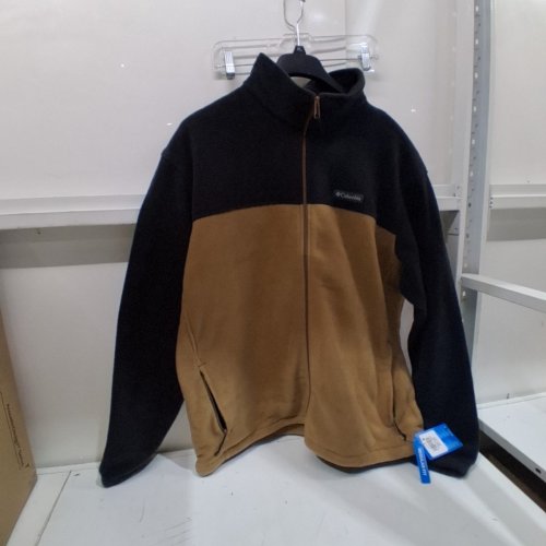 COLUMBIA MEN'S STEENS MOUNTAIN FULL ZIP 2.0 FLEECE - XXL - BROWN/BLACK (STYLE: WM3220-008) image 2