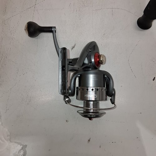 2PC QUANTUM OPTIX SPINNING FISHING REEL - MEDIUM ROD- 8FT- (MODEL : OP60802MD.NS3) image 3