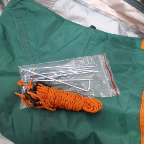 AKOZLIN CAMPING TENT - 2 PERSON - GREEN/ORANGE (MODEL: AK-TENT-GR) image 5