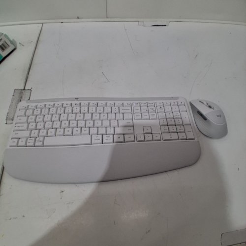 2PC LOGITECH SIGNATURE COMFORT PLUS ERGONOMIC WIRELESS KEYBOARD AND MOUSE - WHITE (MK880) image 8