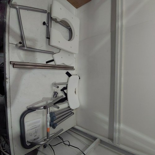 SLIDING TUB TRANSFER SHOWER BENCH SEAT - 40" X 22" X 41" - WHITE/GREY (MODEL: FBL650330) image 2