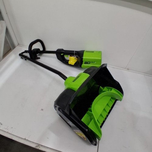 GREENWORKS PRO CORDLESS SNOW SHOVEL - 80V - 12" - GREEN *TOOL ONLY* (MODEL: 2601202) image 2