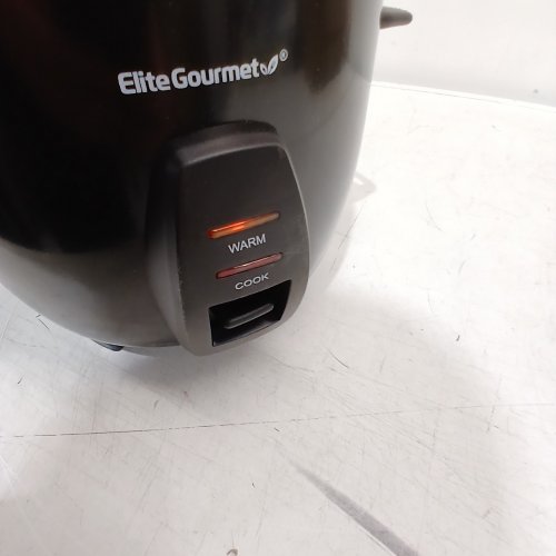ELITE GOURMET ELECTRIC RICE COOKER/WARMER - 10 CUP CAPACITY - BLACK (MODEL: ERC2010B) image 2