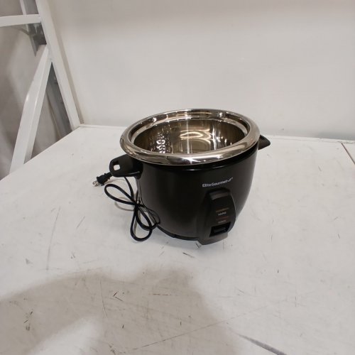 ELITE GOURMET ELECTRIC RICE COOKER/WARMER - 10 CUP CAPACITY - BLACK (MODEL: ERC2010B) image 4