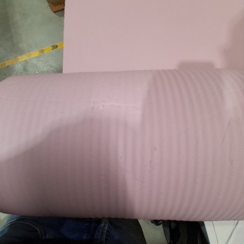 AMAZON BASICS WORKOUT EXERCISE YOGA MAT WITH CARRYING STRAP - 1" X 72" X 22" - PINK image 3