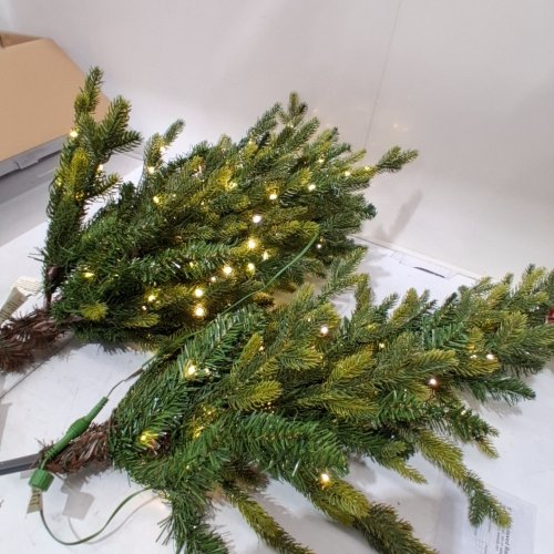 WONDERSHOP POTTED BALSAM FIR TREE PRE-LIT WITH LED WARM LIGHTS - 5FT (MODEL: 662014-101) image 2