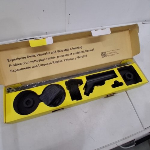 HOTO ELECTRIC SPIN SCRUBBER BRUSH WITH 6 BRUSH HEADS - 51" HANDLE - BLACK (MODEL: QWQJS001/1848324) image 3