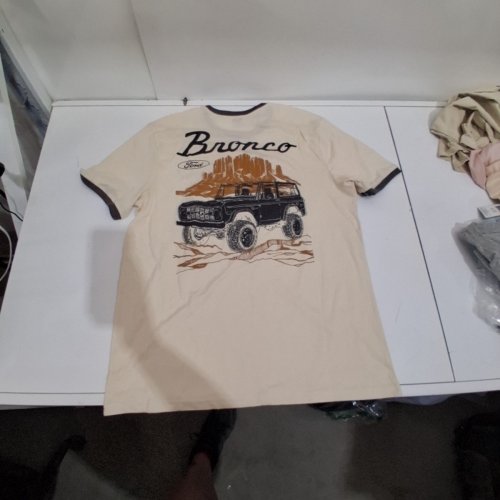 MEN'S FORD BRONCO GRAPHIC T-SHIRT - LARGE - BEIGE (STYLE: SE1529FJ1122) image 2