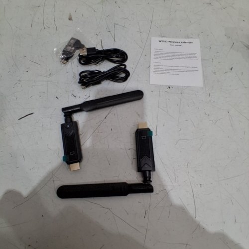 2PC WIRELESS HDMI EXTENDER - 1920 X 1080@60HZ, 5GHZ, 5 V - BLACK (MODEL: W3103) image 3