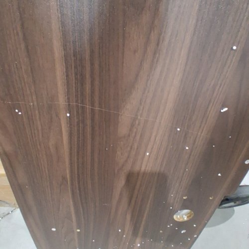 KIKIHOUSE MODERN WOODEN RECEPTION DESK WITH LED LIGHTS AND POWER OUTLET - 51.1" X 41.3" X 19.2" - BLACK (MODEL: US850701BL00) image 10