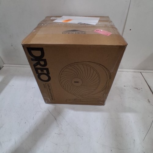 DREO TURBOPOLY QUIET TABLE FAN WITH 120° ADJUSTABLE TILT - 12" - BLACK (MODEL: 312) image 5