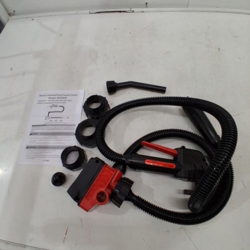 CORDLESS BATTERY POWERED FUEL TRANSFER PUMP - 12GPM - RED/BLACK (MODEL: WDP89B) image 2