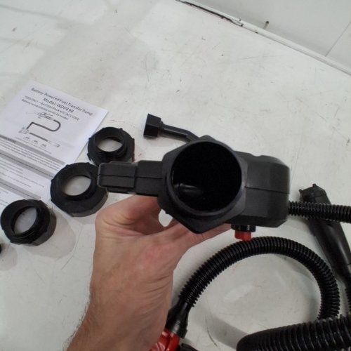 CORDLESS BATTERY POWERED FUEL TRANSFER PUMP - 12GPM - RED/BLACK (MODEL: WDP89B) image 3