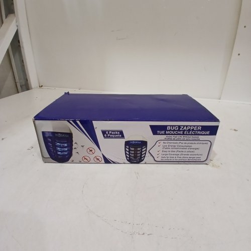 6PK MOSKILA BUG ZAPPER SET - NO CHEMICALS & EASY TO CLEAN - KIDS AND PET SAFE -BLUE/WHITE image 3