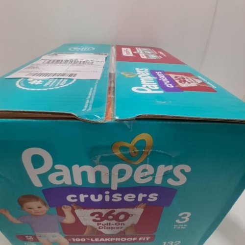 132PK PAMPERS SWADDLERS DIAPERS - SIZE 3 (13LB - 26LB) image 3