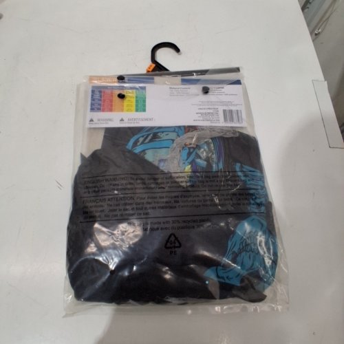3PC BOYS PARTYHOLIC SKELEZOMBIE COSTUME - MEDIUM (8-10) - BLACK/BLUE (STYLE: 13164) image 3