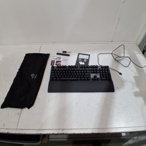 ASUS ROG STRIX SCOPE II RX GAMING KEYBOARD WITH PRE-LUBED ROG RX RED LINEAR OPTICAL SWITCHES, SOUND-DAMPENING FOAM, PBT DOUBLESHOT KEYCAPS & WRIST REST (MODEL: XA12) image 3