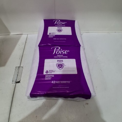 84PK POISE LONG POSTPARTUM INCONTINENCE PADS - MAXIMUM ABSORBENCY (MODEL: 46966) image 2
