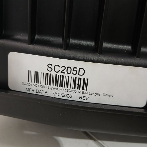 REALTRUCK LEFT DRIVER'S SIDE TRUCK BED SWINGCASE TOOLBOX FOR 2017-2026 FORD F250/F350 - BLACK (MODEL: SC205D) image 2