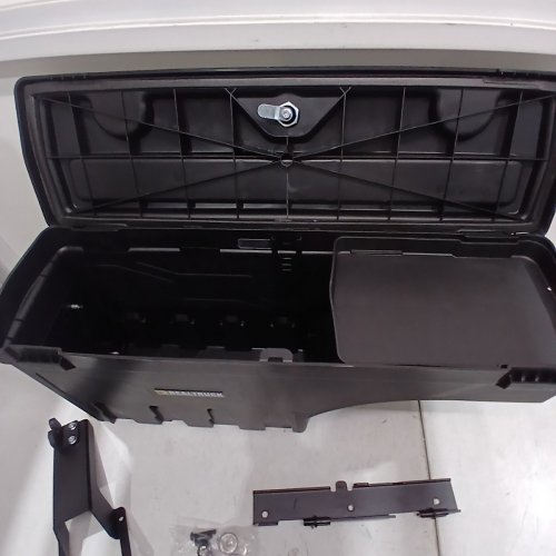 REALTRUCK LEFT DRIVER'S SIDE TRUCK BED SWINGCASE TOOLBOX FOR 2017-2026 FORD F250/F350 - BLACK (MODEL: SC205D) image 6