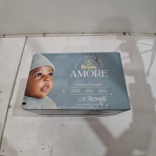 76PK PAMPERS AMORE FRAGRANCE FREE DIAPER - NEWBORN image 2