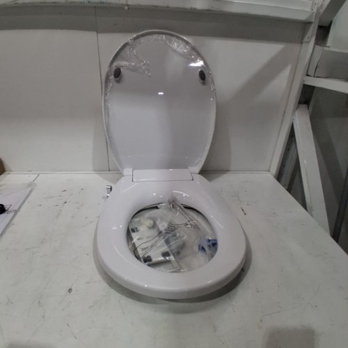 GARVEE BIDET ROUND TOILET SEAT WITH ADJUSTABLE SPRAY PRESSURE - WHITE (MODEL: PHO_0XYKXH95) image 2