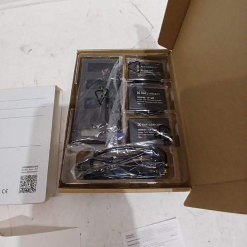 3PK K&F CONCEPT CAMERA BATTERY AND CHARGER KIT - 7.2 V, 1250 MAH (MODEL: LP-E17) image 3