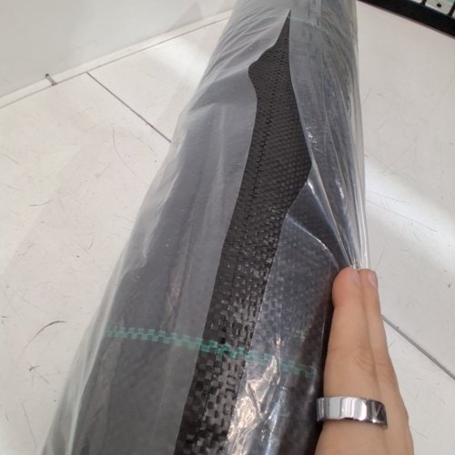 POLYPROPYLENE WOVEN FABRIC FOR LANDSCAPING - 3.2 OZ - 6FT X 300FT - BLACK (MODEL:6*300FT90) ) image 3